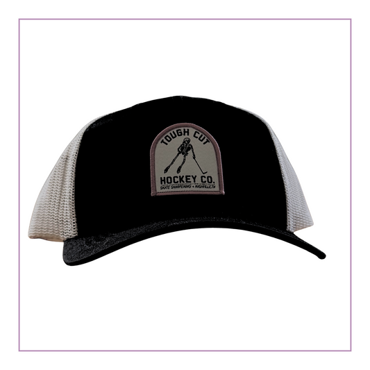 Tough Cut Hockey Co. Skelly Patch - YOUTH (BLK/WHT)